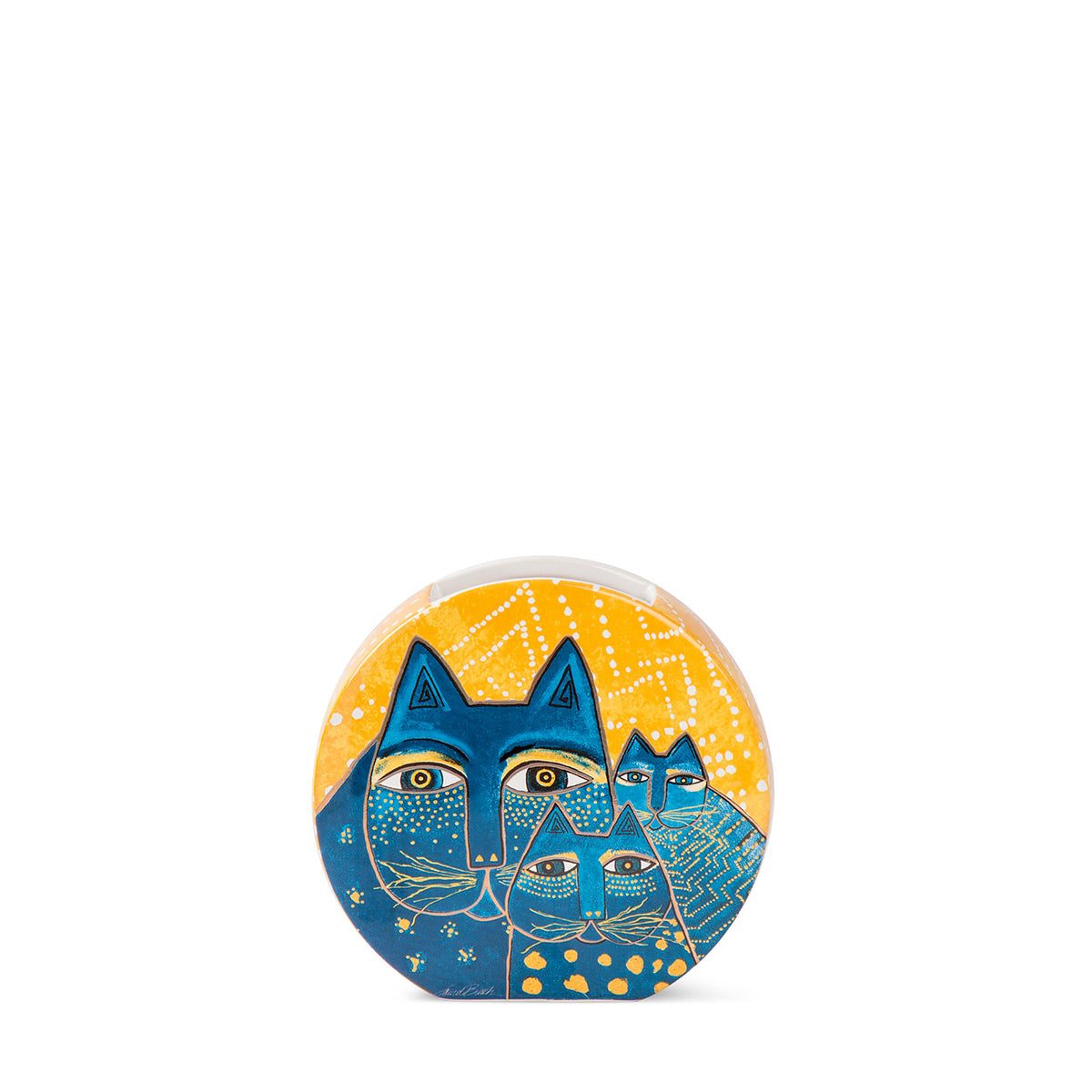 Vaso Laurel Burch Giallo